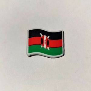Kenya Flag Jibbitz Shoe Charm
